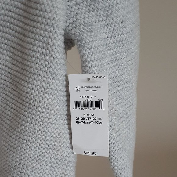 Hooded sweater 6 - 12 months - Picture 2 of 4